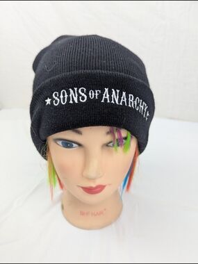 Sons of Anarchy Black Beanie NWOT Biker Gang TV Series